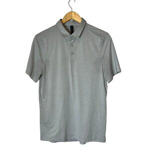 Lululemon Mens Gray Polo Shirt Size S small